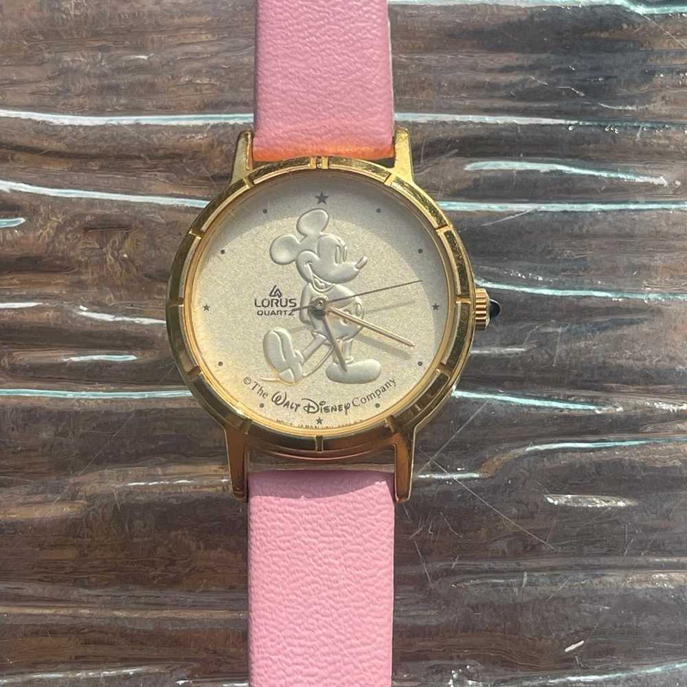 *WORKS* Vintage Mickey Mouse Women’s Watch Walt D… - image 12