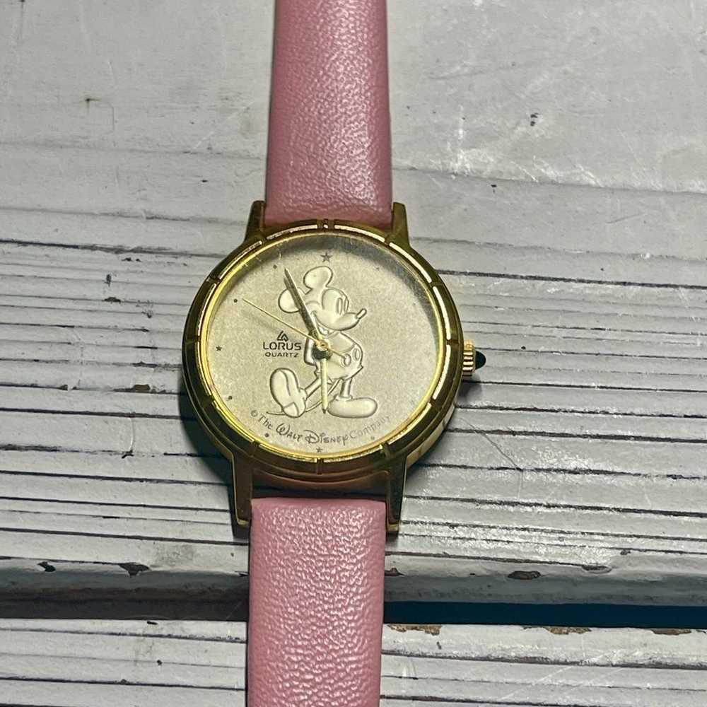 *WORKS* Vintage Mickey Mouse Women’s Watch Walt D… - image 6