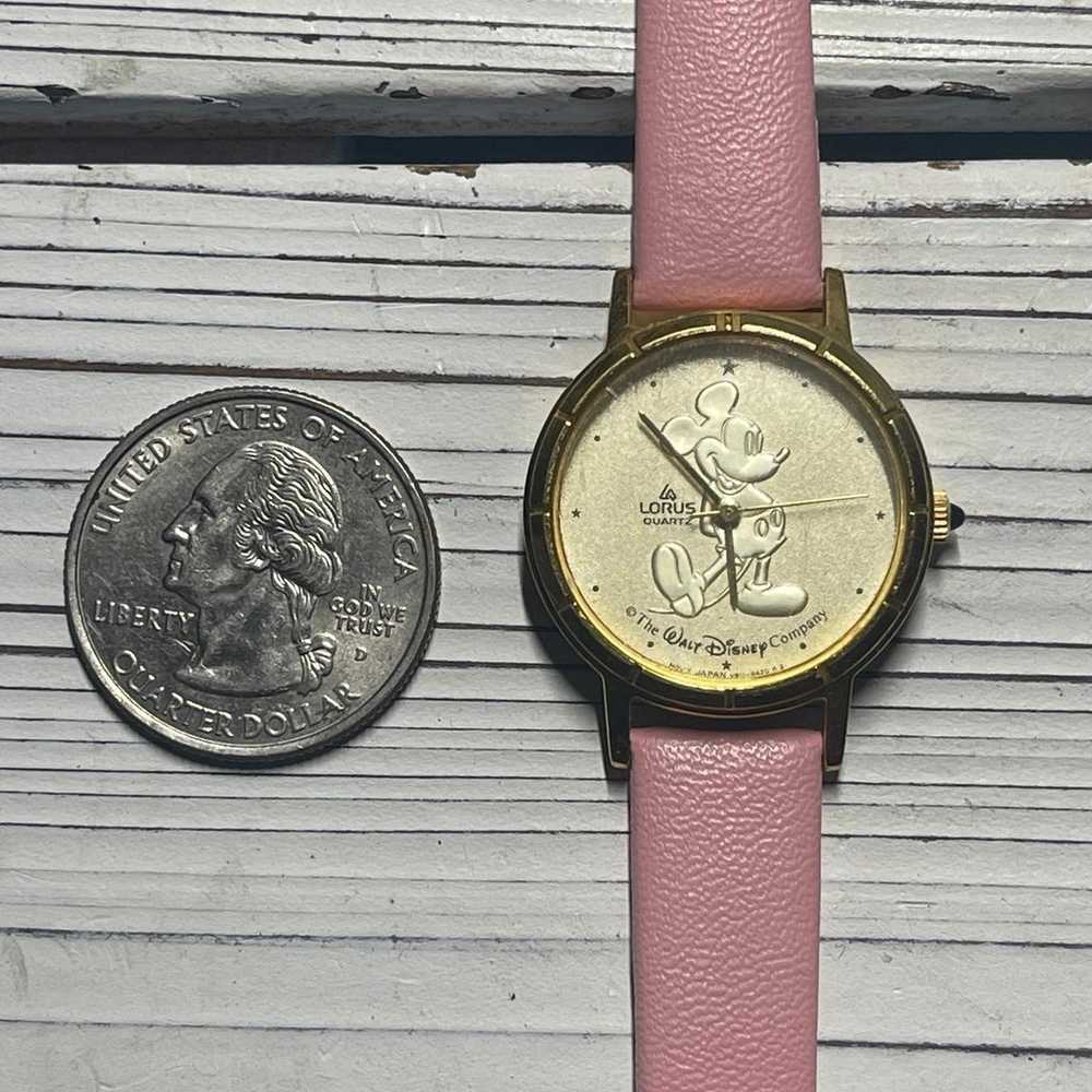 *WORKS* Vintage Mickey Mouse Women’s Watch Walt D… - image 9