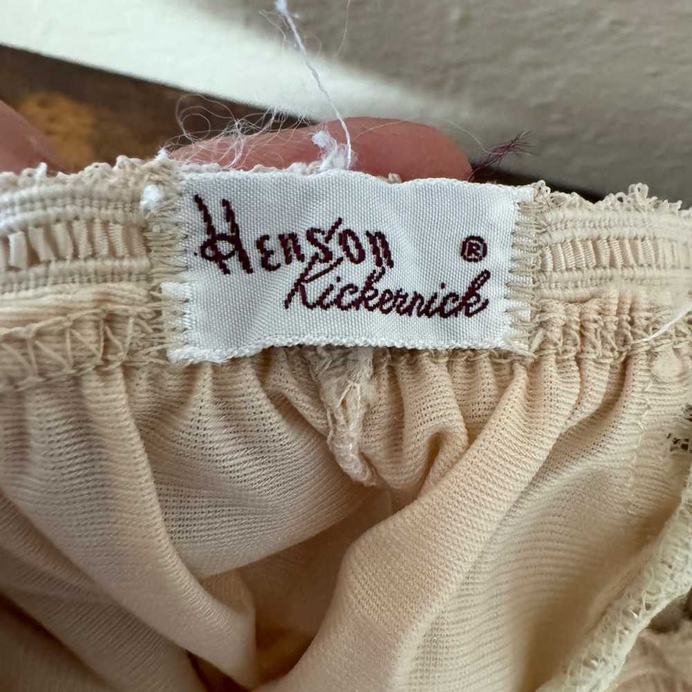 Vintage Henson Kickernick Half Slip Small Tan Lac… - image 4