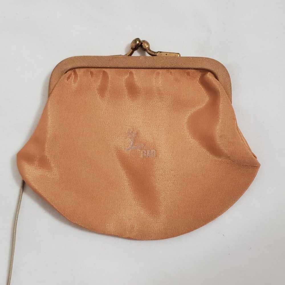 Vintage 1950's Foldover Clutch & Kisslock Coin Pu… - image 8