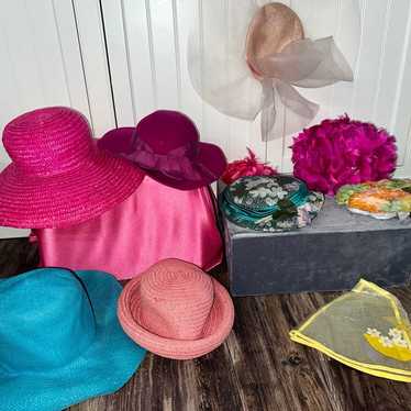 Huge womens vintage hat bundle lot of 10