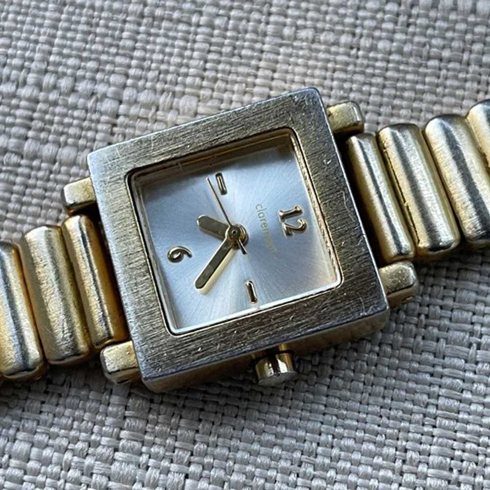 Vintage Claremont Women Wristwatch Gold Tone Quar… - image 6