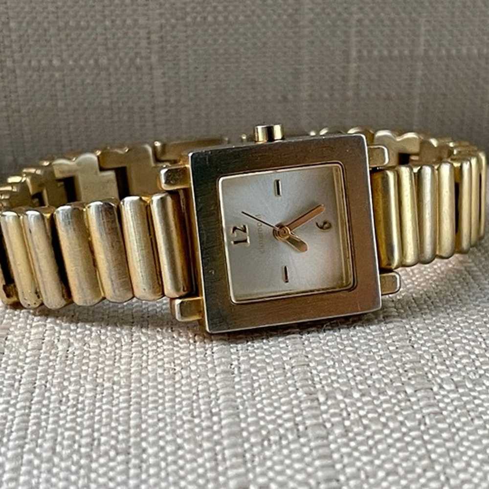 Vintage Claremont Women Wristwatch Gold Tone Quar… - image 9