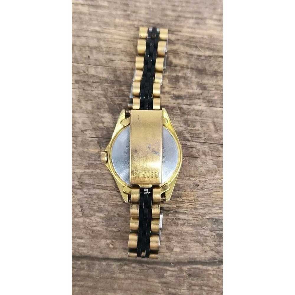 Vintage Women's Benrus Sun Moon Phase Quartz Watc… - image 6