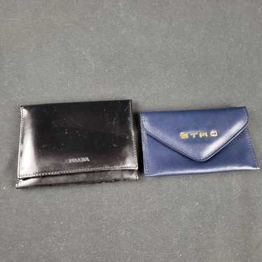 ETRO PRADA Card Case Business Card Holder Set of 2