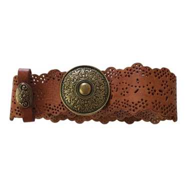 Women's Olga Santini Genuine Leather Belt w/Large 