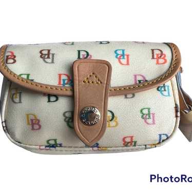 Dooney and Bourke Rainbow Monogram Wristlet