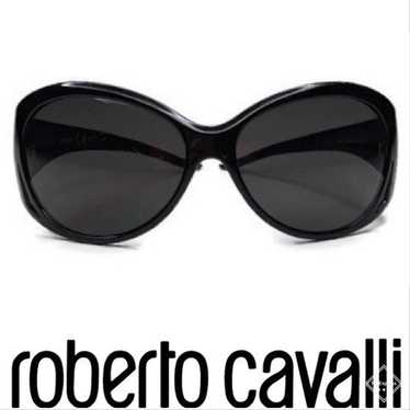 Just Cavalli Black Oversized Sunglasses