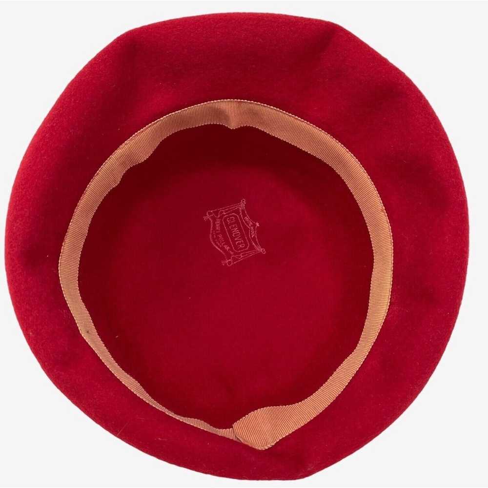 Henry Pollak Glenover Wool Ladies Hat Burgundy Re… - image 8