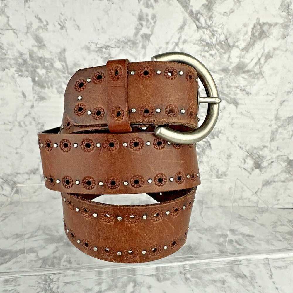 Fossil Womens Vintage y2k Boho Studded Punched Be… - image 1