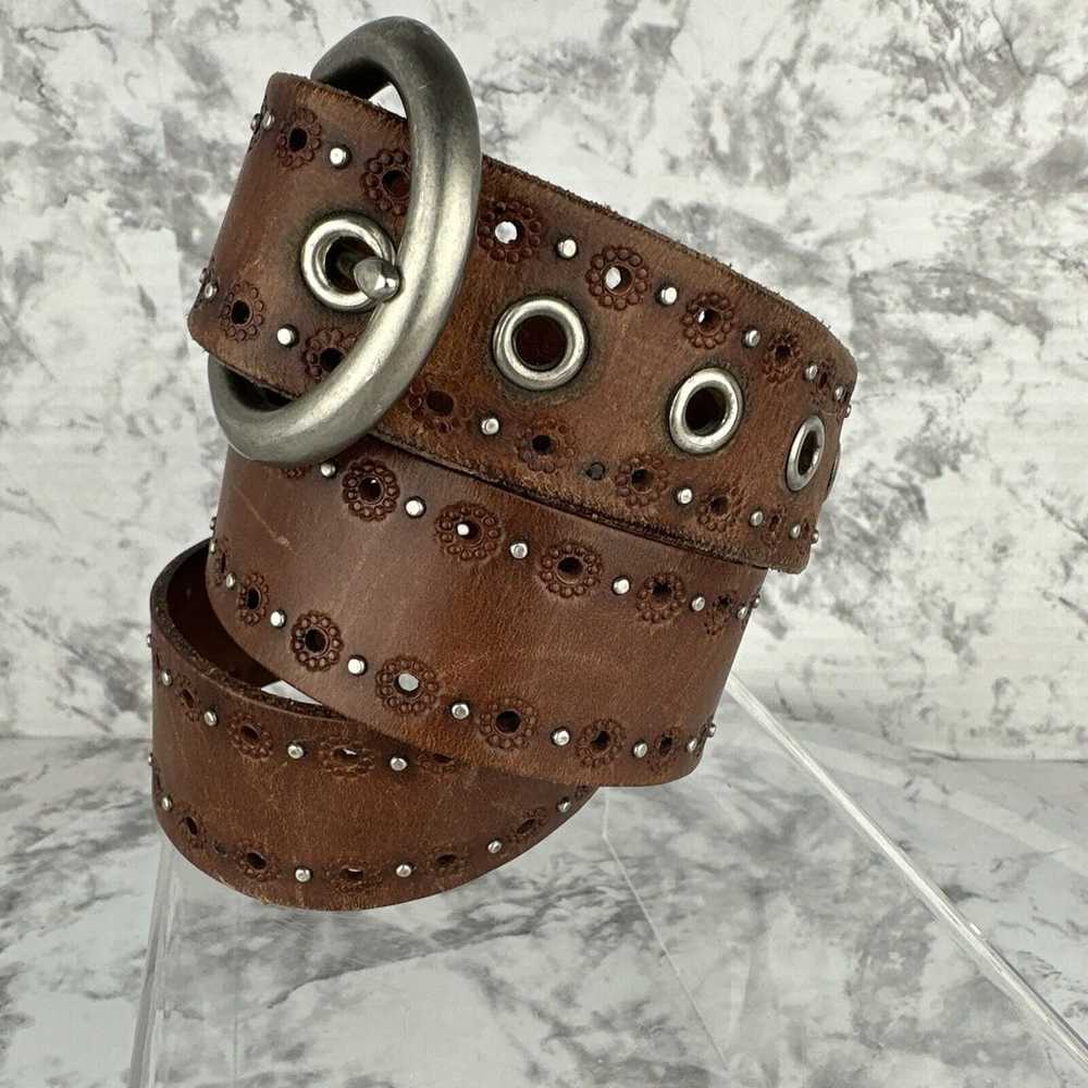 Fossil Womens Vintage y2k Boho Studded Punched Be… - image 2