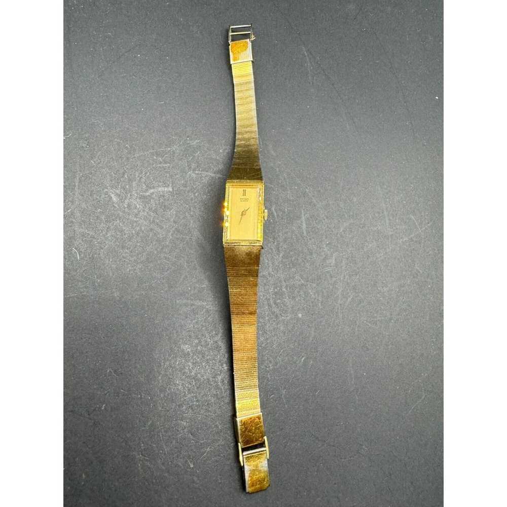 Vintage Seiko Quartz Watch Women's Gold Tone Gold… - image 2