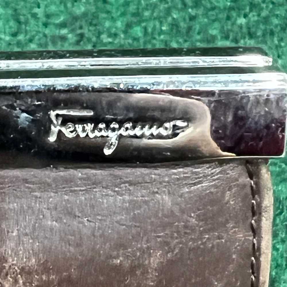 Vintage Salvatore Ferragamo Gancini Leather Wallet - image 3