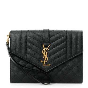 SAINT LAURENT Grain De Poudre Textured Mixed Mate… - image 1