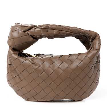 BOTTEGA VENETA Nappa Intrecciato Mini Jodie Dark … - image 1