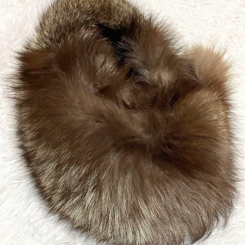 SAGAFOX Volume Real Fox Fur Collar - image 10