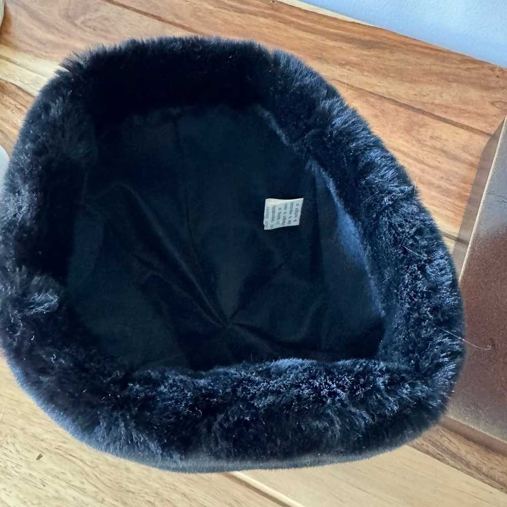 Skea Vintage Faux Fur Bucket Winter Hat Size Small - image 5