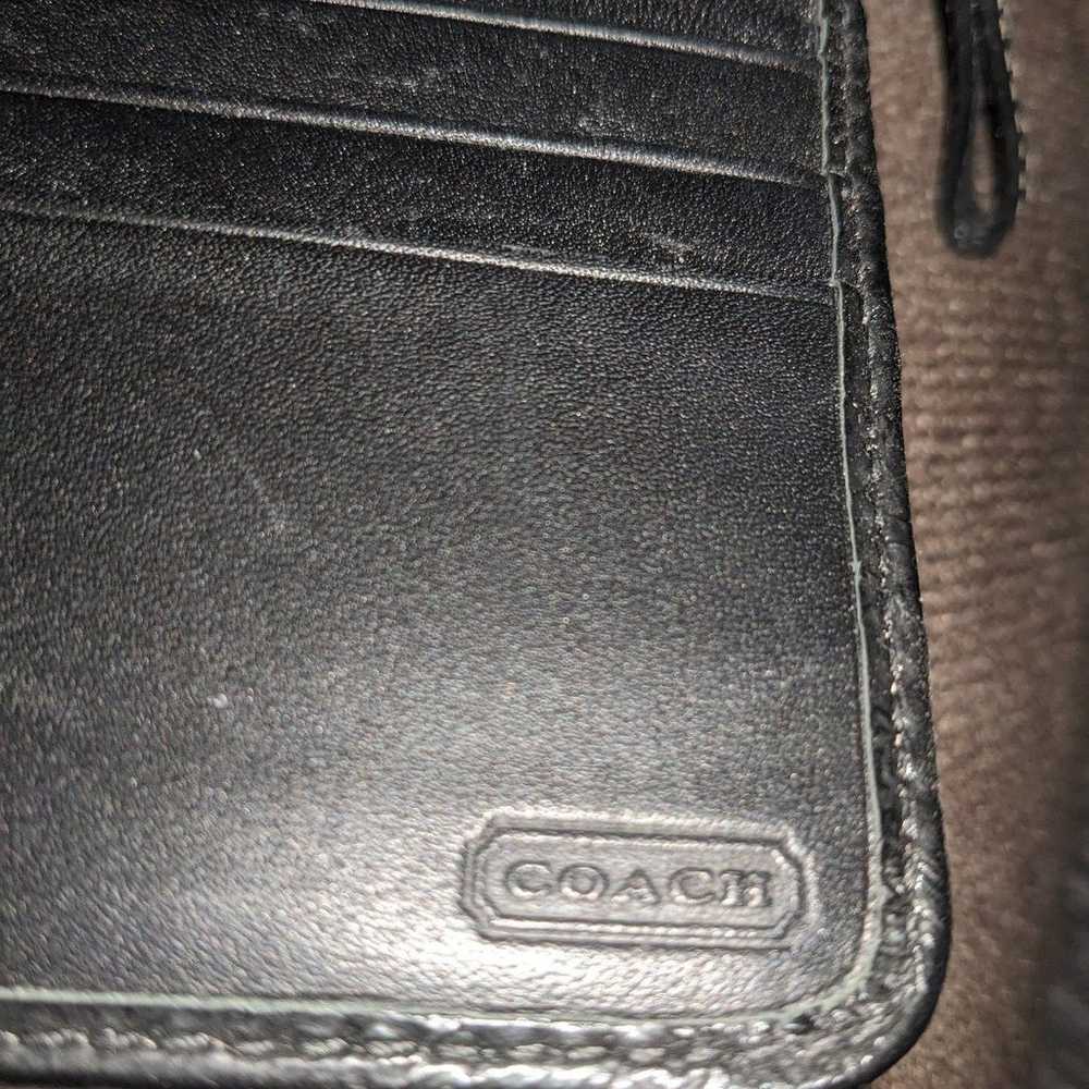 Vintage Coach Signature Zip Around Wallet - image 4