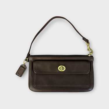 Coach Legacy Wristlet Wallet Clutch | Brown Leathe