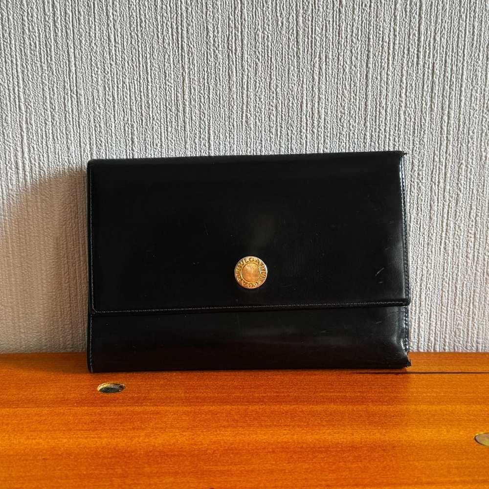 BVLGARI Bulgari Tri-Fold Wallet Black - image 1