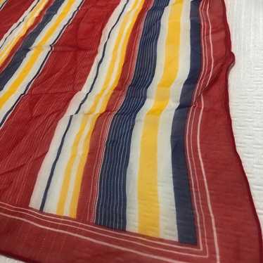 Vintage Burmel Stripe Scarf - image 1