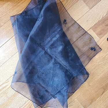 Vintage sheer scarf/shawl/wrap