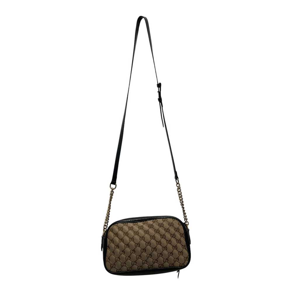 GUCCI/Cross Body Bag/Monogram/Leather/BLK/GG Marm… - image 2