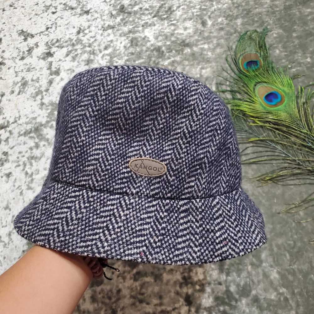 Kangol Vintage Tweed Bucket Hat - image 1