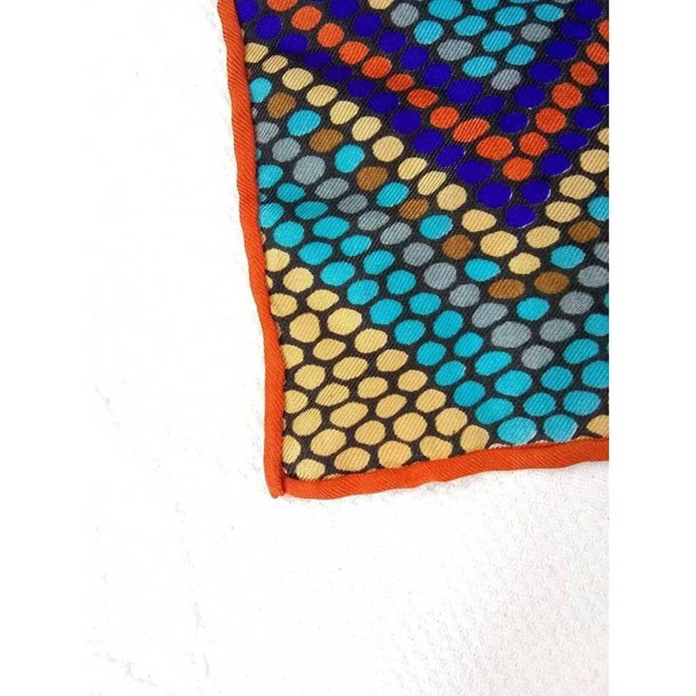 Vtg. Givenchy Rectangle  Scarf Geometric Mosaic T… - image 9