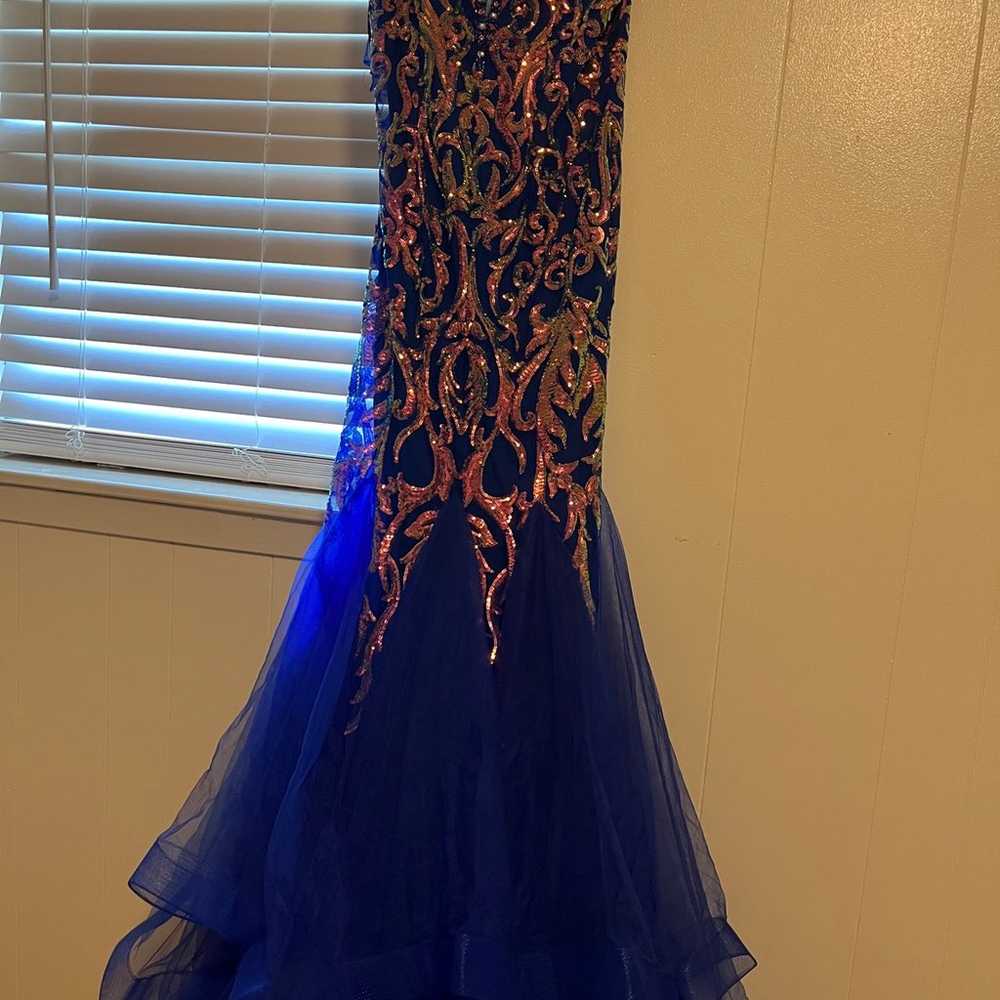 Blue Prom Dress - image 1