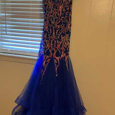 Blue Prom Dress - image 1