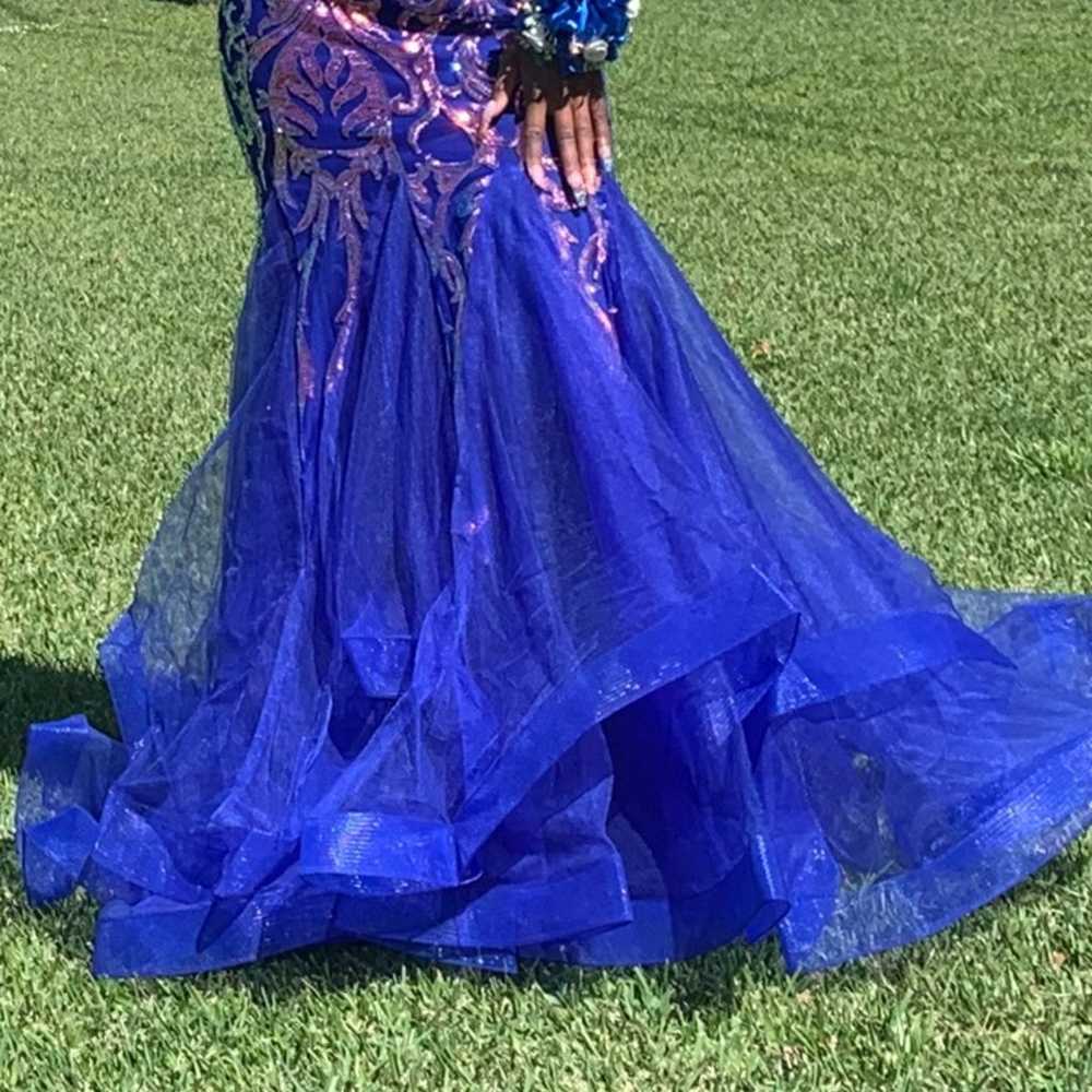 Blue Prom Dress - image 3