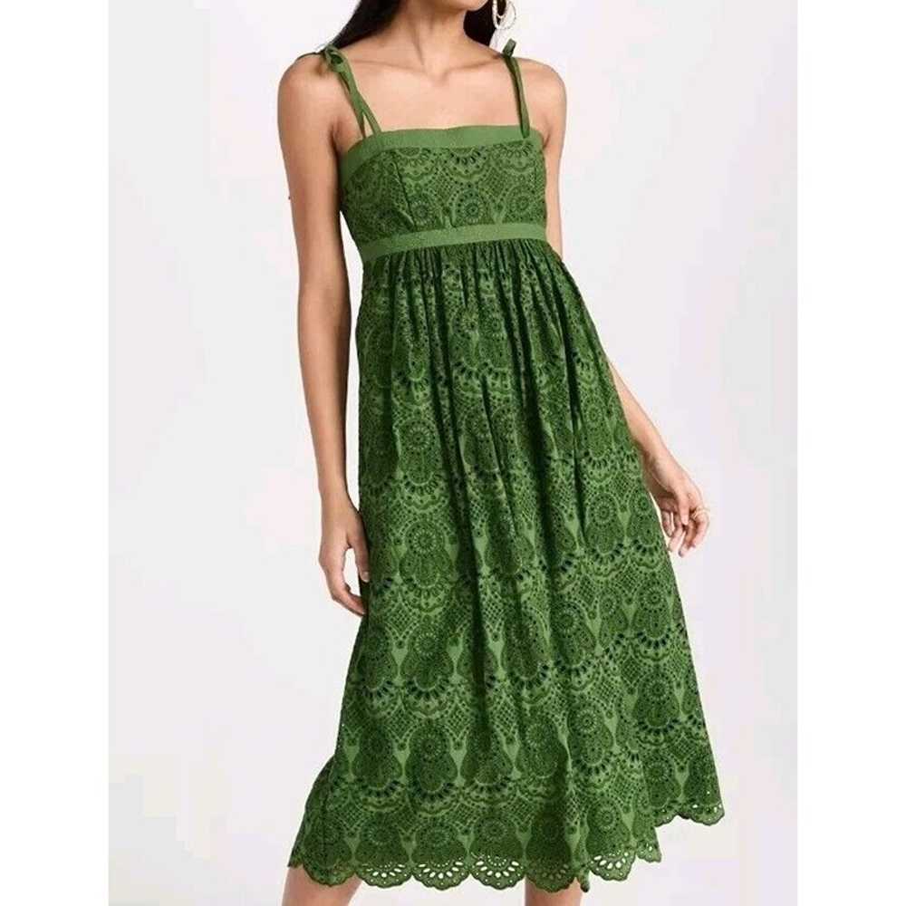 Ulla Johnson Matilde Dress Lichen Size 6 Green Ey… - image 2