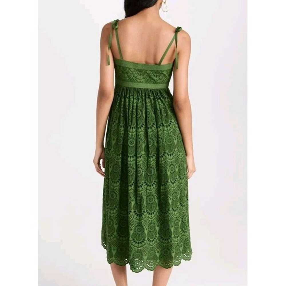 Ulla Johnson Matilde Dress Lichen Size 6 Green Ey… - image 3