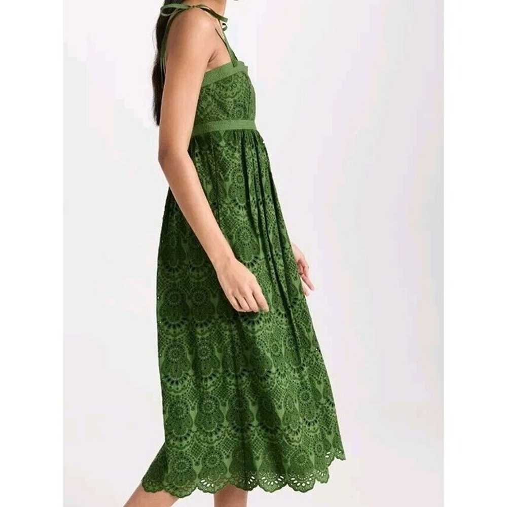 Ulla Johnson Matilde Dress Lichen Size 6 Green Ey… - image 4