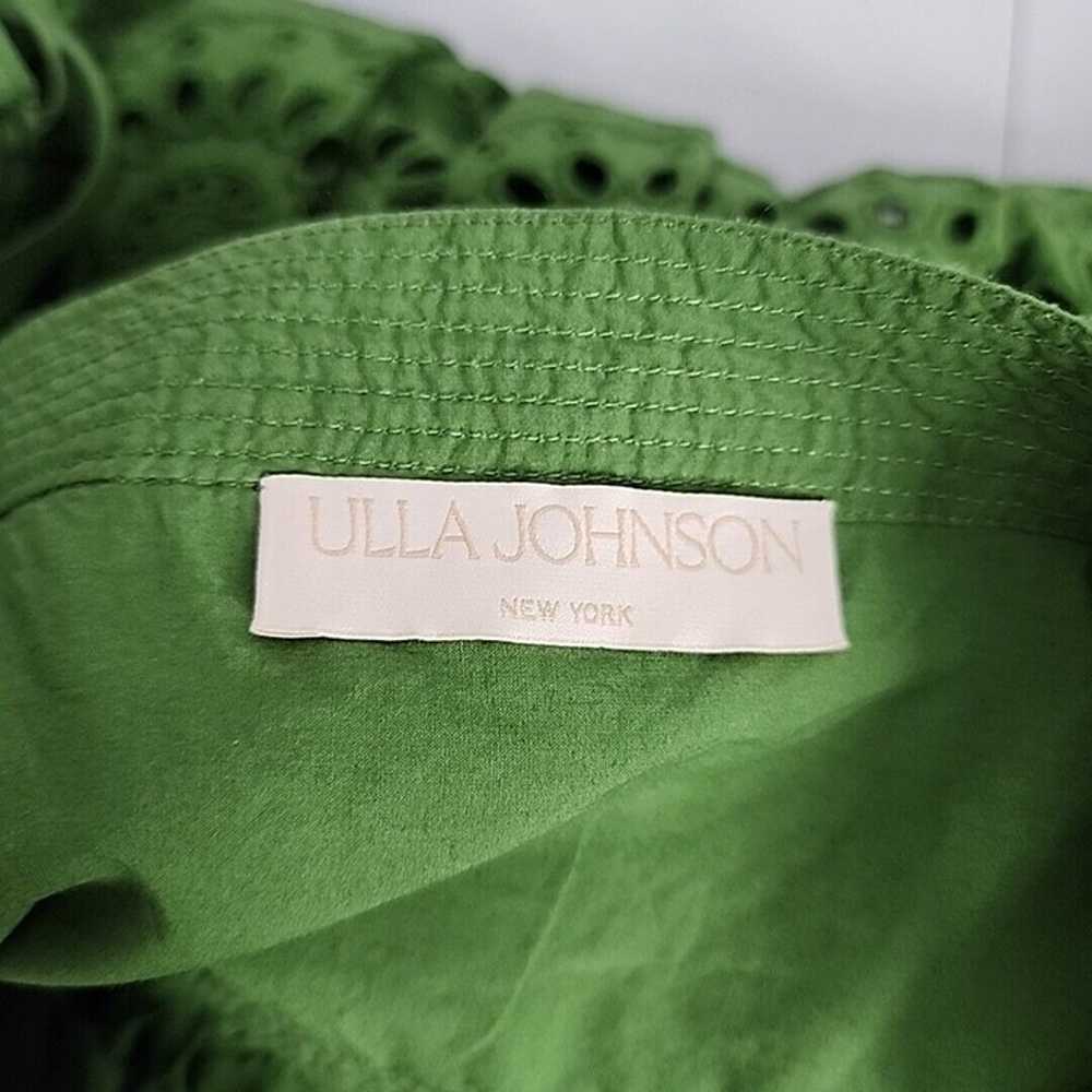 Ulla Johnson Matilde Dress Lichen Size 6 Green Ey… - image 7