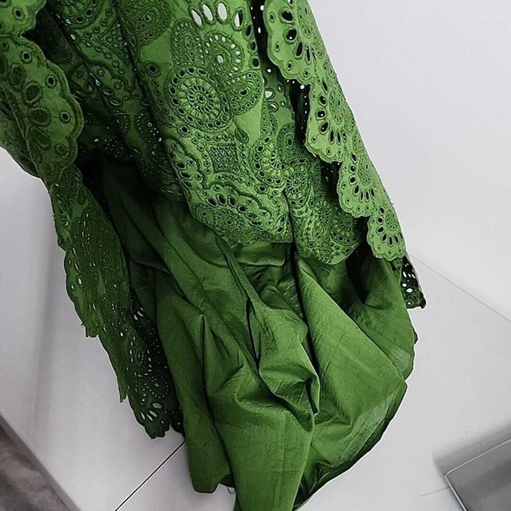 Ulla Johnson Matilde Dress Lichen Size 6 Green Ey… - image 9