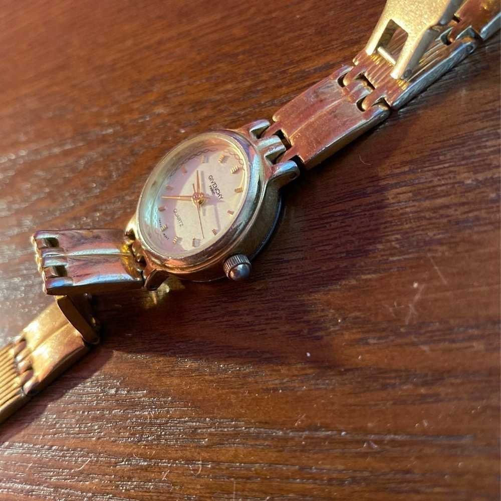 Authentic vintage givenchy women's gold wristwatc… - image 6