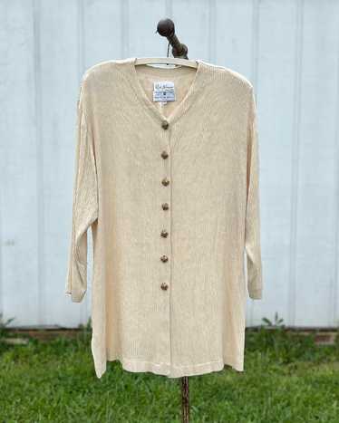 Saks Fifth Avenue Vintage Plissé Blouse (S) | Used