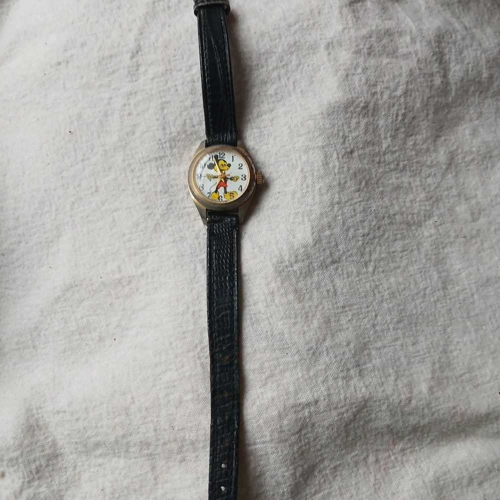 VINTAGE  MICKEY  MOUSE WATCH - image 1