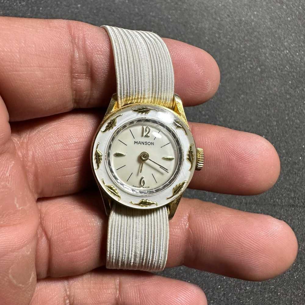 Vintage Manson Ladies Swiss Made Mechanical Wind … - image 1