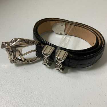 Brighton Vintage Leather Belt | Sz ML 32