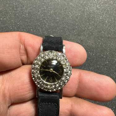 Vintage Pedre Ladies Watch Mechanical Wind Up Silv