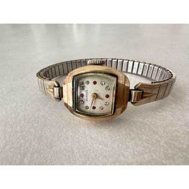 Benrus vintage MCM ladies 10kt rolled gold plate … - image 1