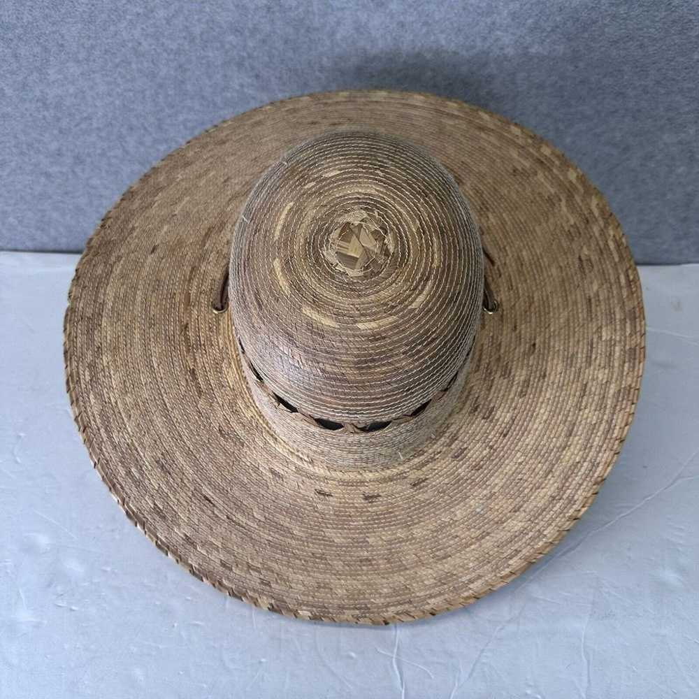 Tula Palm Straw Wide Brim Sun Hat Wide Brim Vinta… - image 6