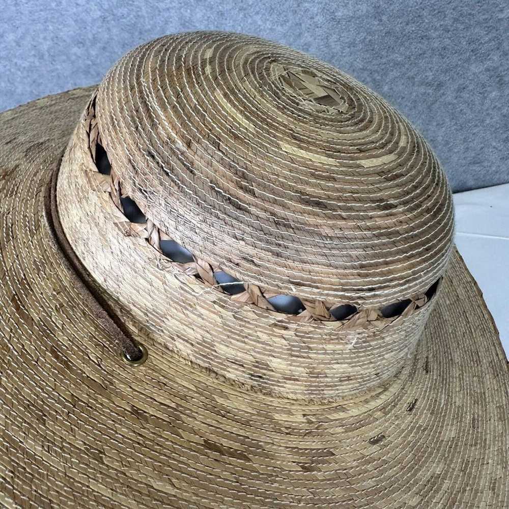 Tula Palm Straw Wide Brim Sun Hat Wide Brim Vinta… - image 7