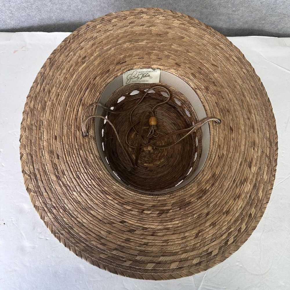 Tula Palm Straw Wide Brim Sun Hat Wide Brim Vinta… - image 9