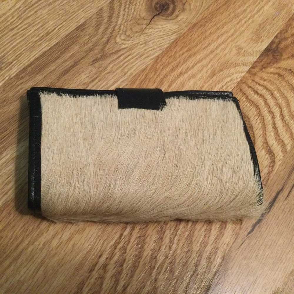 Vintage Pony Hair Kisslock Wallet - image 4