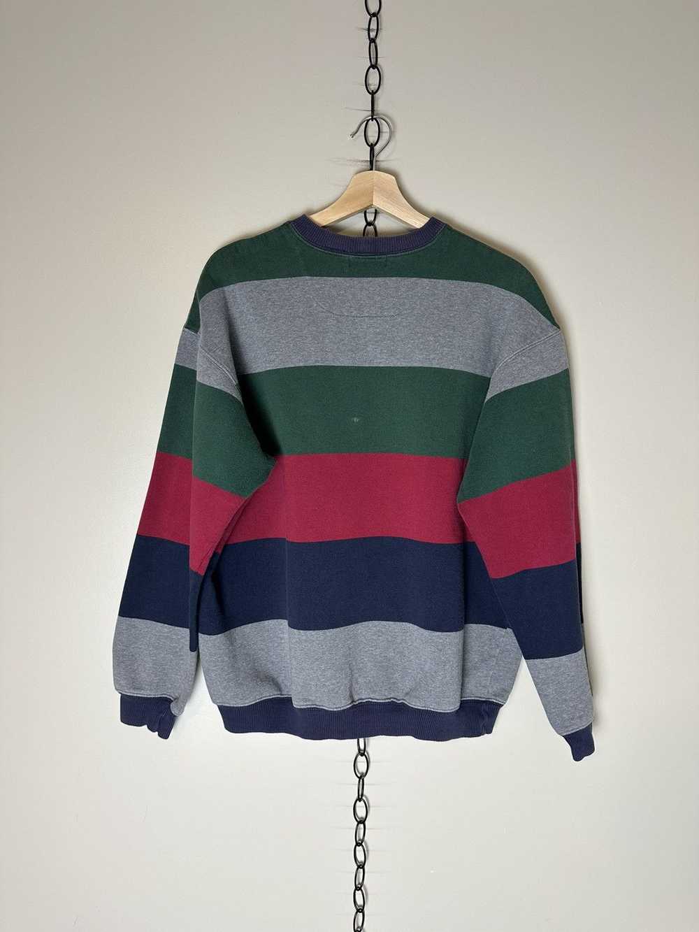 Vintage Vintage Club Room Striped Crewneck Large - image 2